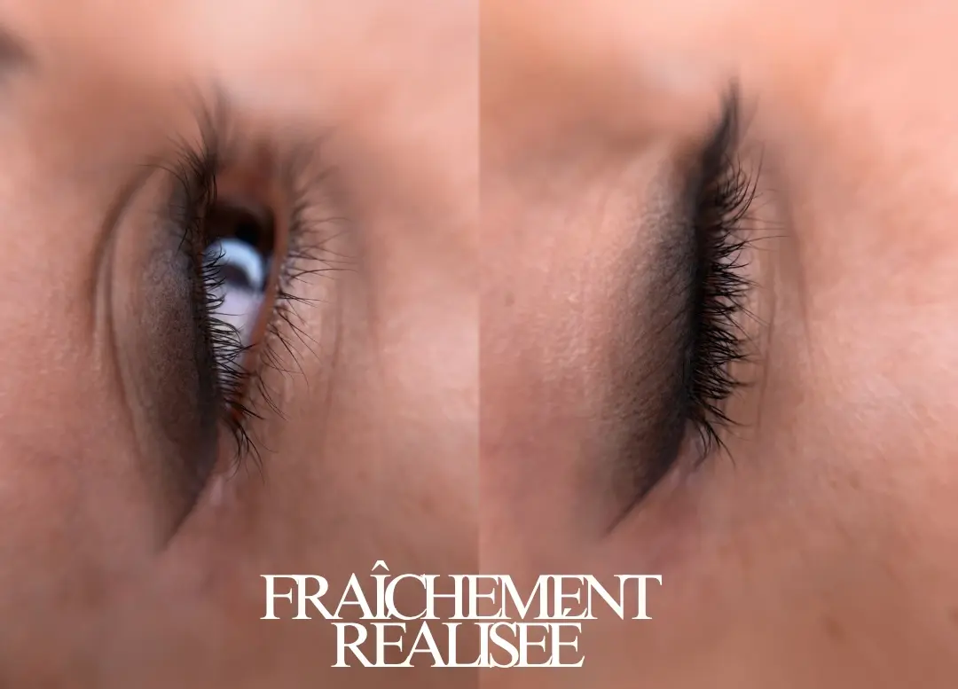 Soins cils / yeux — résultat naturel