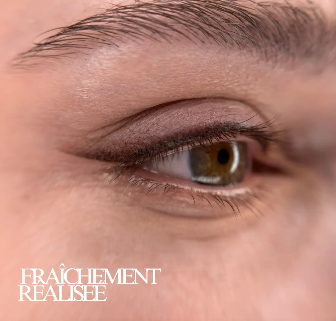 Soins cils / yeux — avant/après
