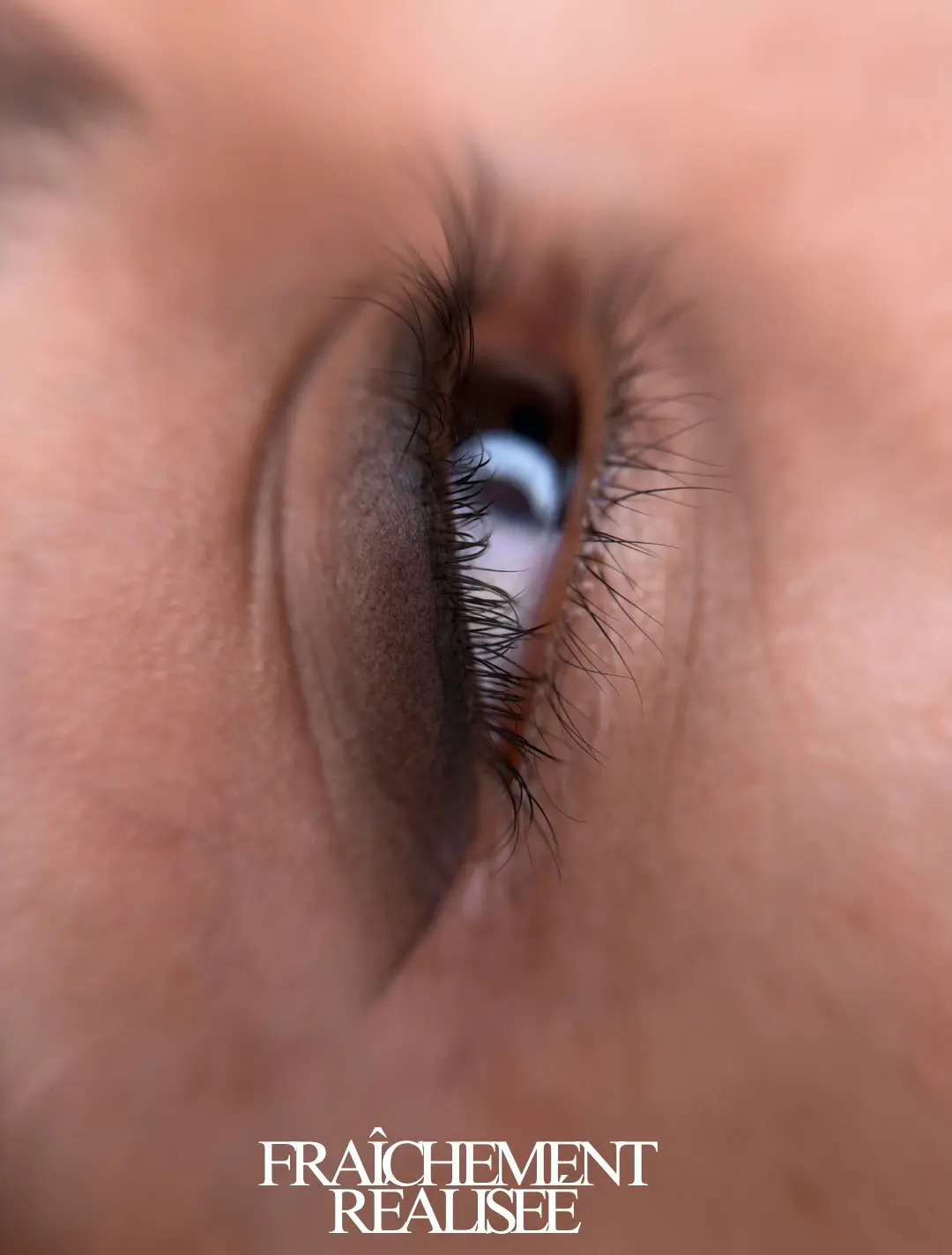 Soins cils / yeux — avant/après